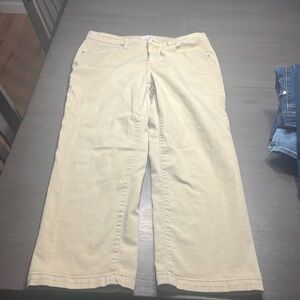 Lane Bryant straight leg khaki jeans